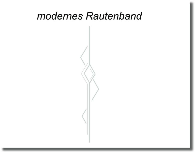 Folie für Glastür Modernes Rautenband – geometrisches Dekor nach Maß